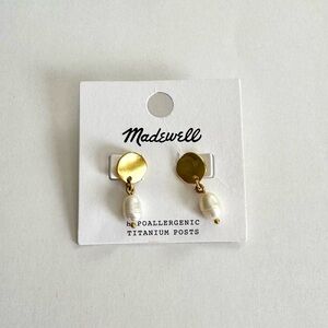 Madewell - Freshwater Pearl Drop Earring - NWT